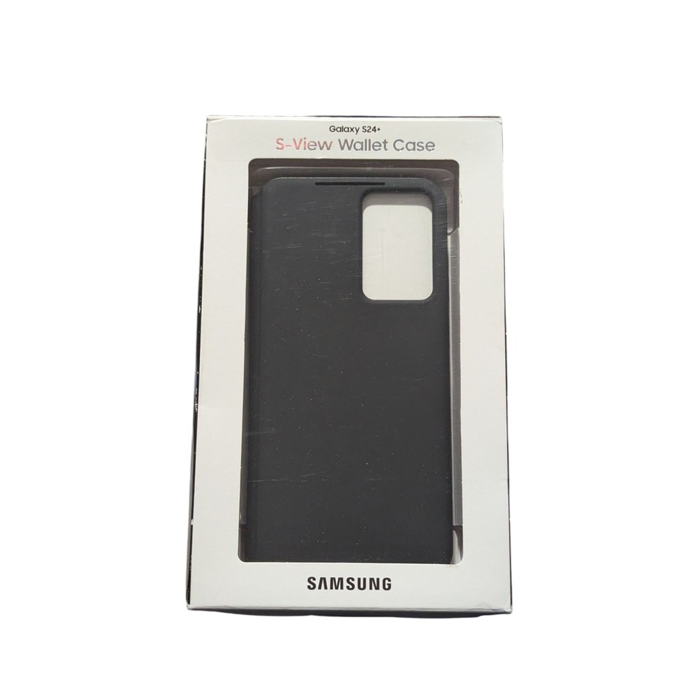 E4. Samsung S-View Wallet‎ Case Galaxy S24+ - In Black